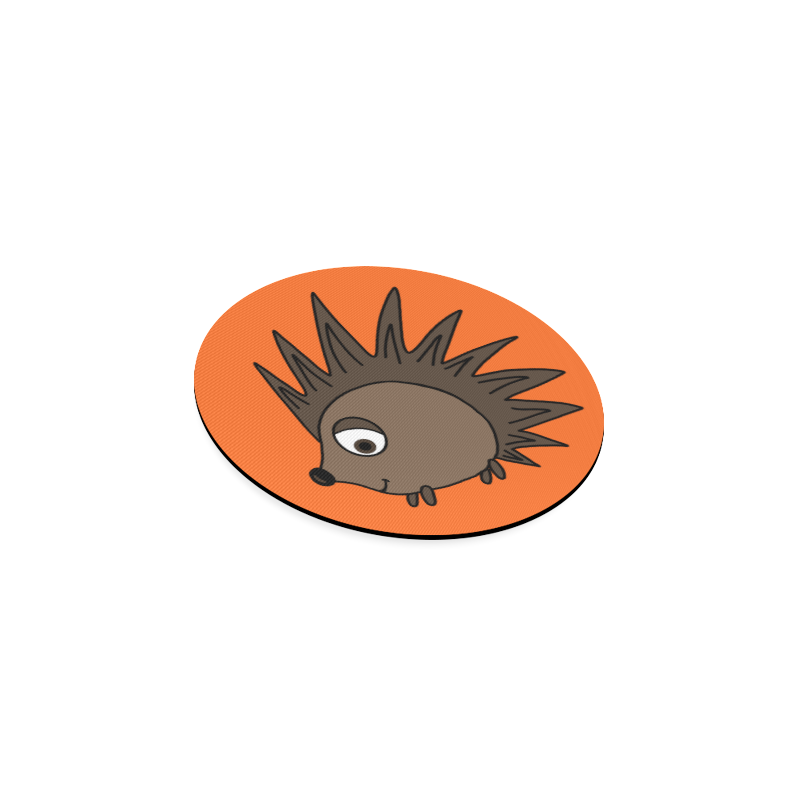 Cute Cartoon Hedgehog Round Coaster