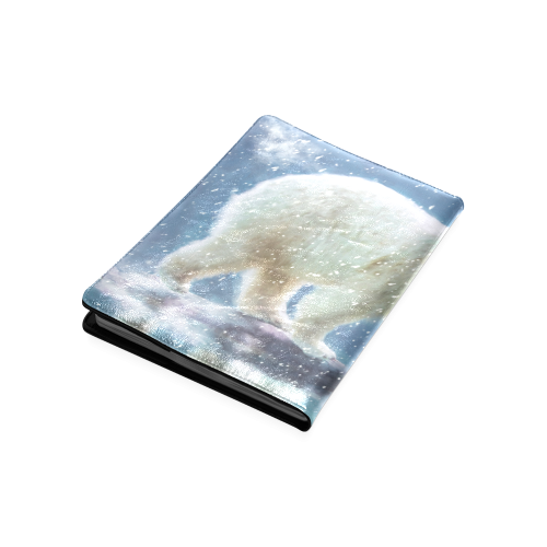 A polar bear at the water Custom NoteBook B5