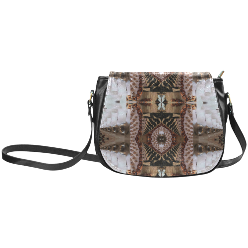 Annabellerockz-ethnic-style-saddle bag Classic Saddle Bag/Small (Model 1648)