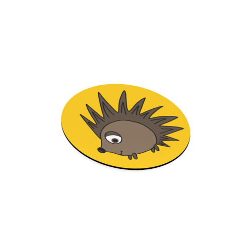 Cute Cartoon Hedgehog Round Coaster