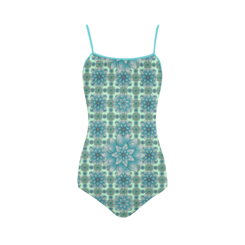 Happiness Turquoise Strap Swimsuit ( Model S05)