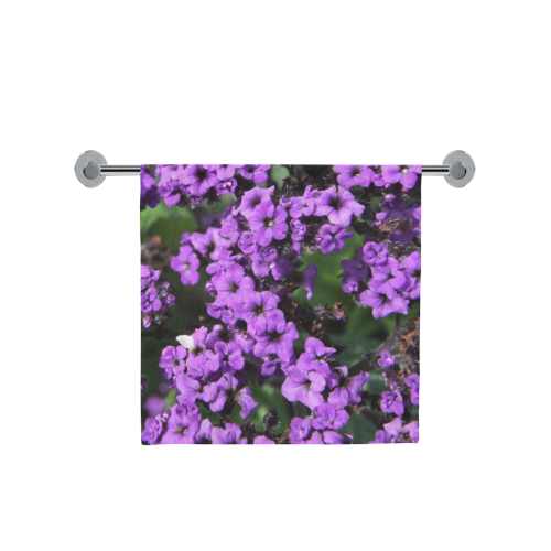 Purple Flowers Bath Towel 30"x56"