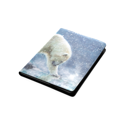 A polar bear at the water Custom NoteBook B5