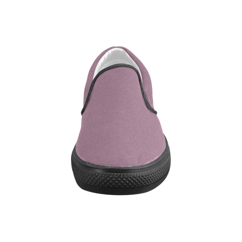 Grape Nectar Men's Unusual Slip-on Canvas Shoes (Model 019)