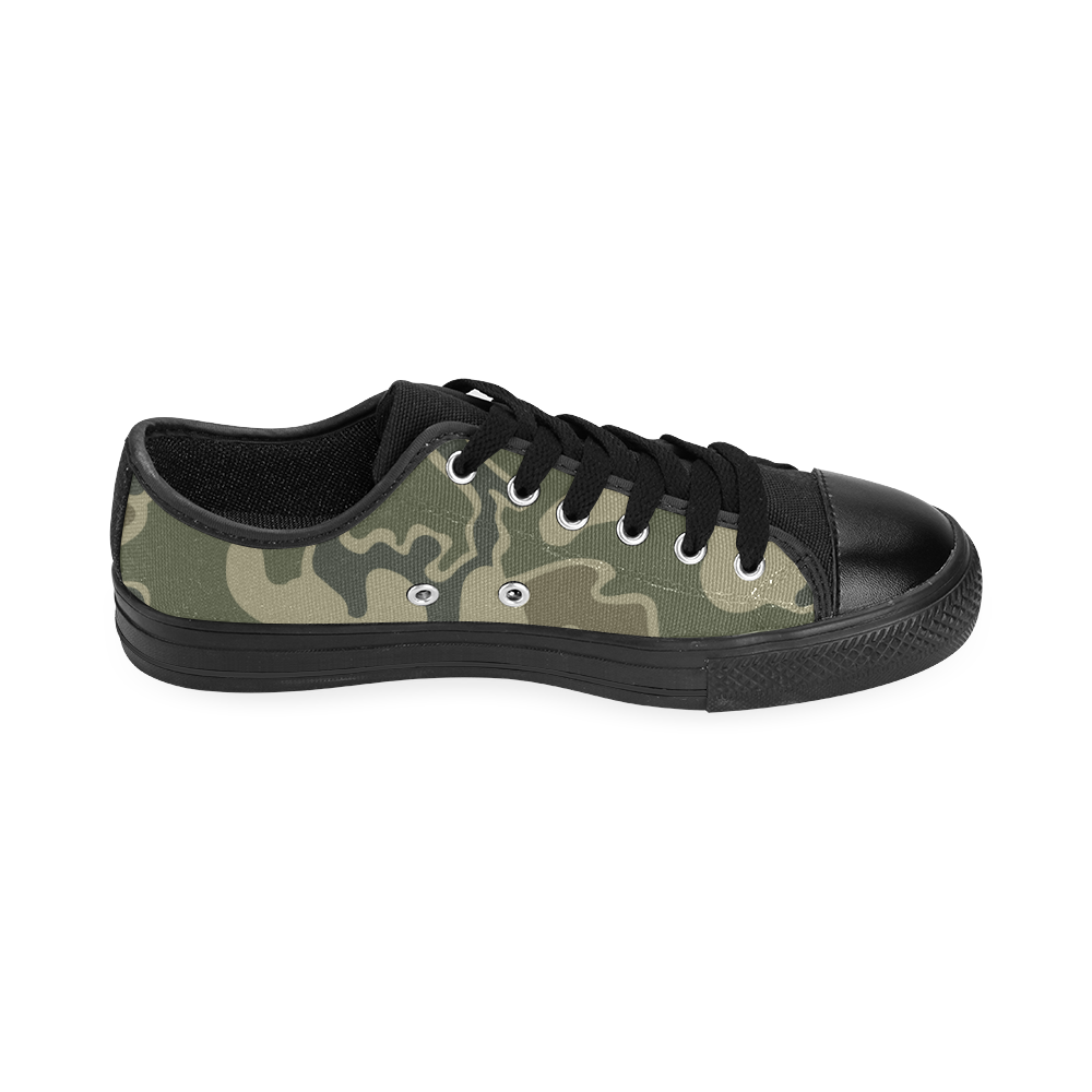 1948 Retro Camouflage Men's Classic Canvas Shoes (Model 018)