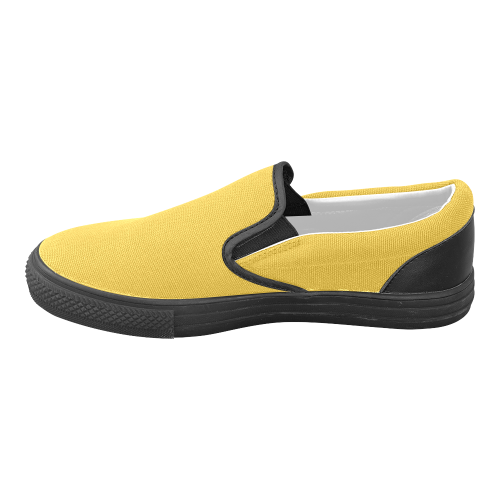 Freesia Men's Unusual Slip-on Canvas Shoes (Model 019)