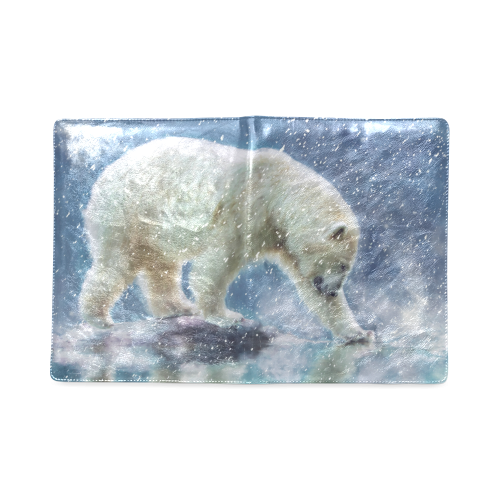 A polar bear at the water Custom NoteBook B5