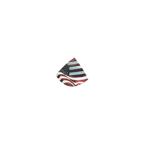 A abstract waving usa flag Custom Bikini Swimsuit