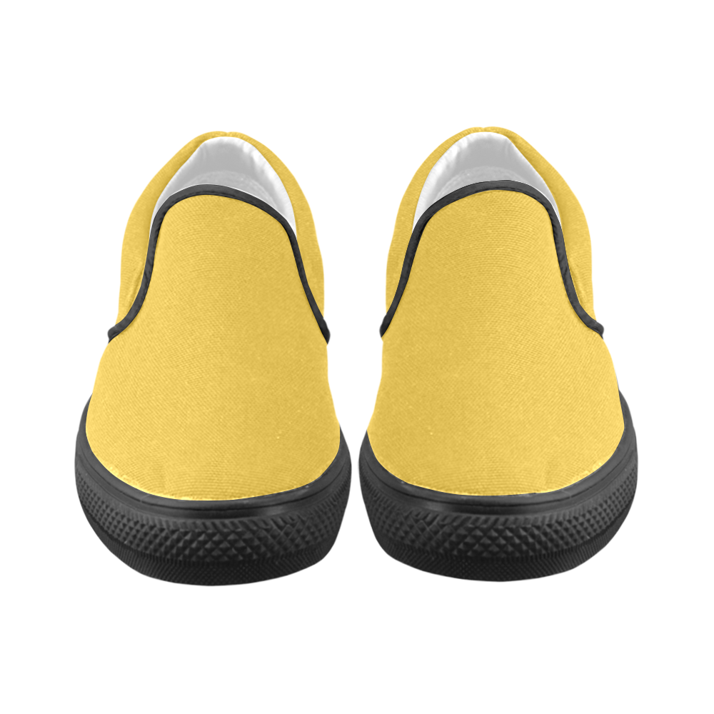 Freesia Men's Unusual Slip-on Canvas Shoes (Model 019)