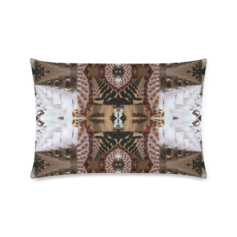 Annabellerockz-ethnic-style-pillow-2 Custom Zippered Pillow Case 16"x24"(Twin Sides)