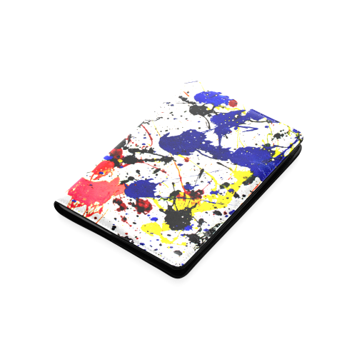 Blue & Red Paint Splatter Custom NoteBook A5