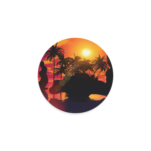 Wonderful sunset Round Coaster