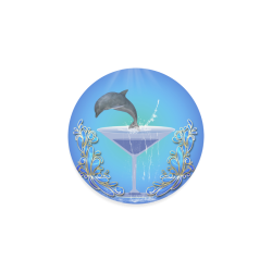 Cute dolphin Round Coaster