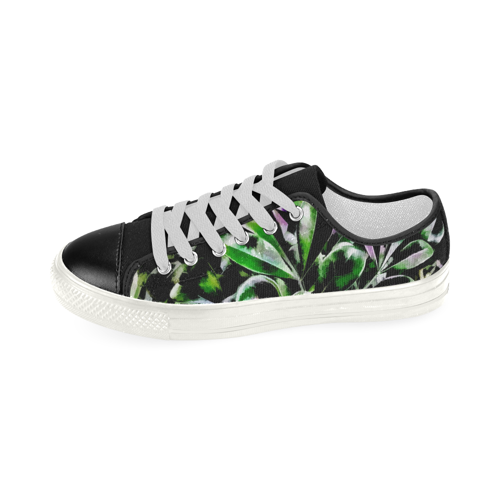 Foliage #6 - Jera Nour Women's Classic Canvas Shoes (Model 018)