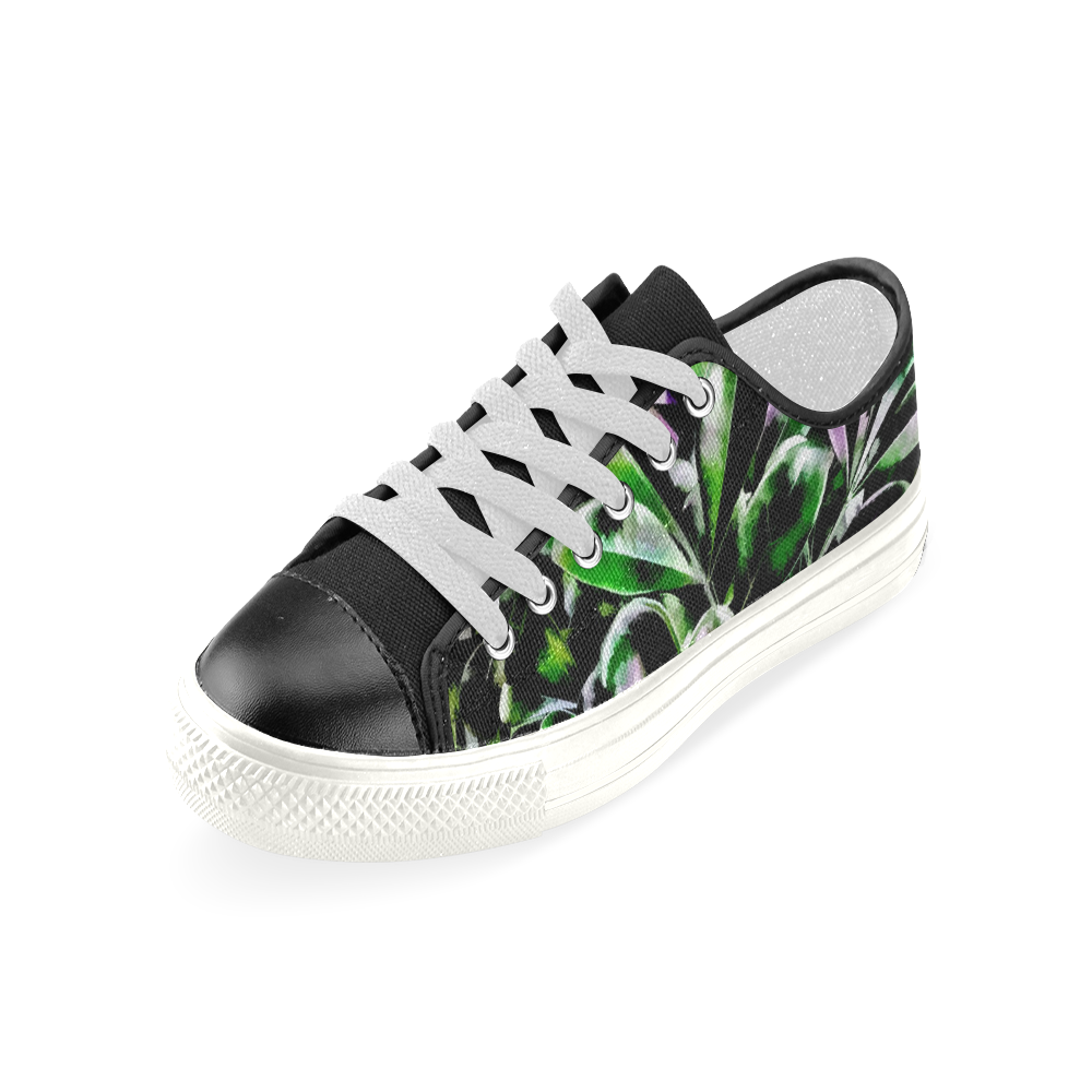 Foliage #6 - Jera Nour Women's Classic Canvas Shoes (Model 018)