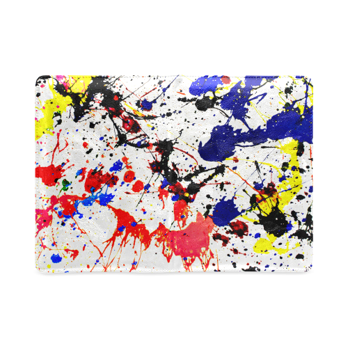 Blue & Red Paint Splatter Custom NoteBook A5