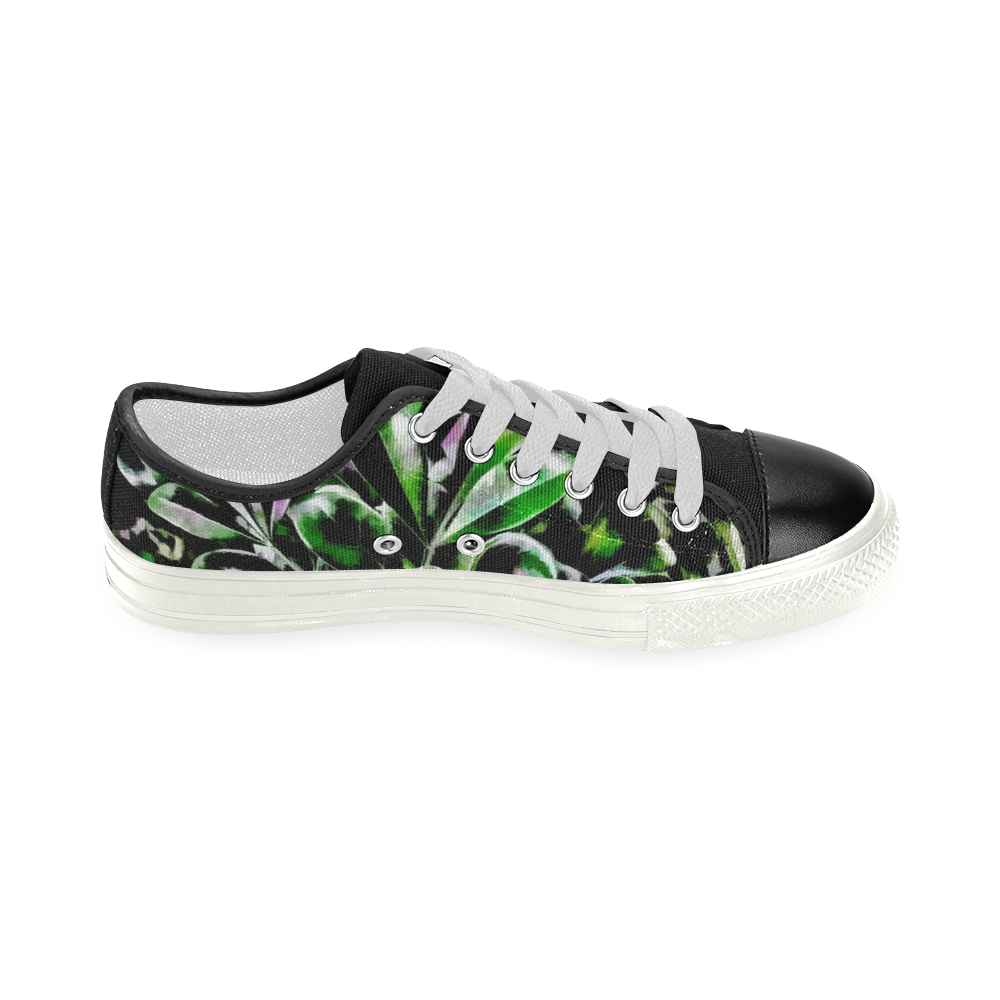 Foliage #6 - Jera Nour Women's Classic Canvas Shoes (Model 018)