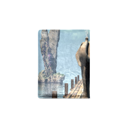 Elephant on a jetty Custom NoteBook B5