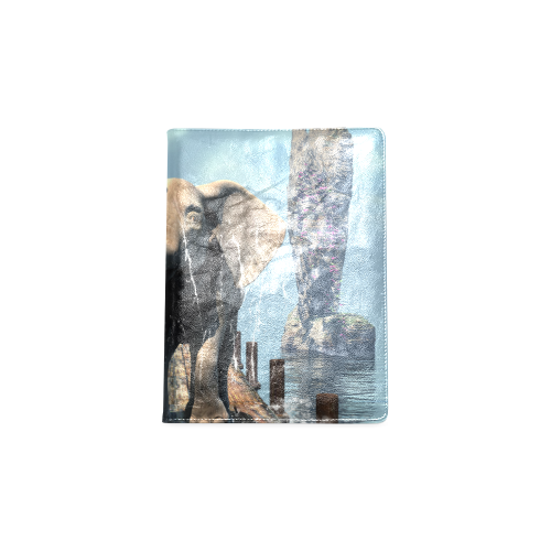 Elephant on a jetty Custom NoteBook B5