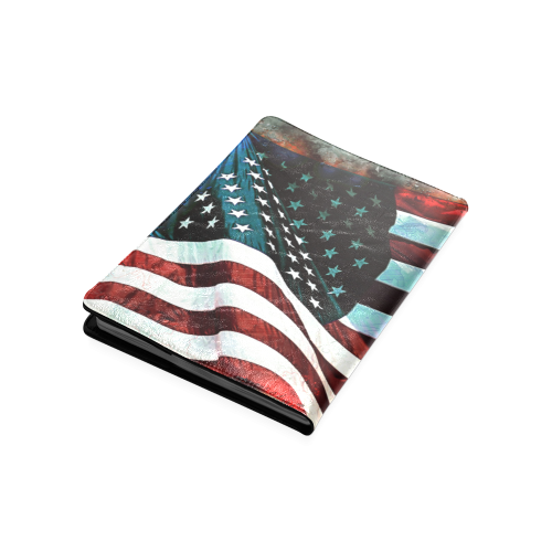 A abstract waving usa flag Custom NoteBook B5