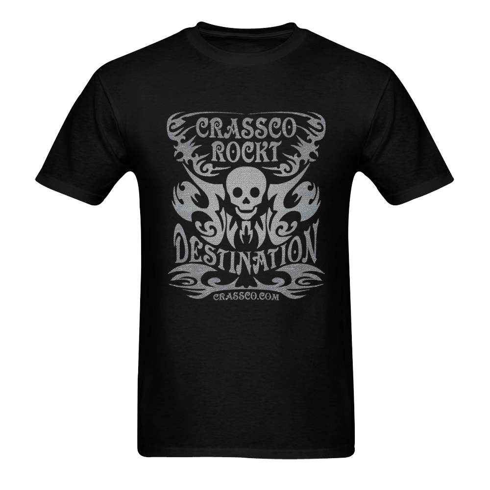 SKULL DESTINATION Men's T-Shirt in USA Size (Two Sides Printing)
