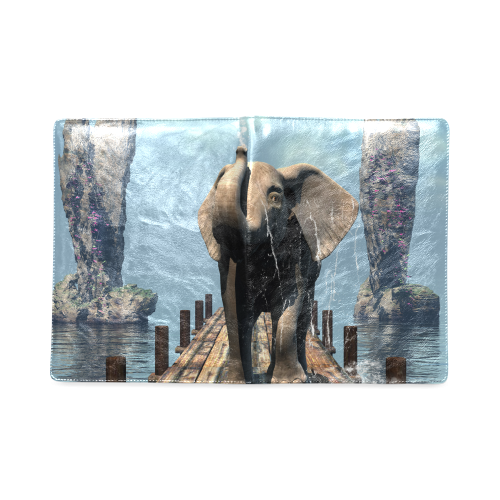 Elephant on a jetty Custom NoteBook B5