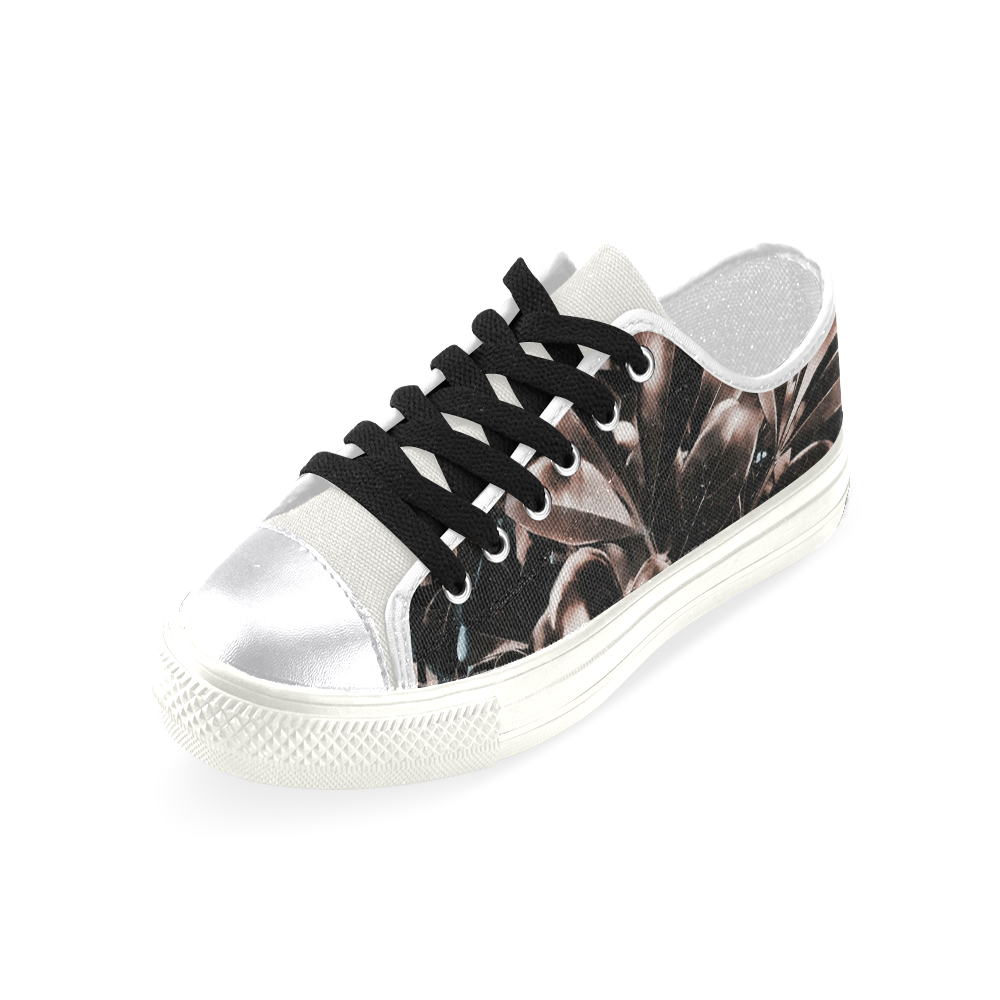 Foliage #5 - Jera Nour Women's Classic Canvas Shoes (Model 018)