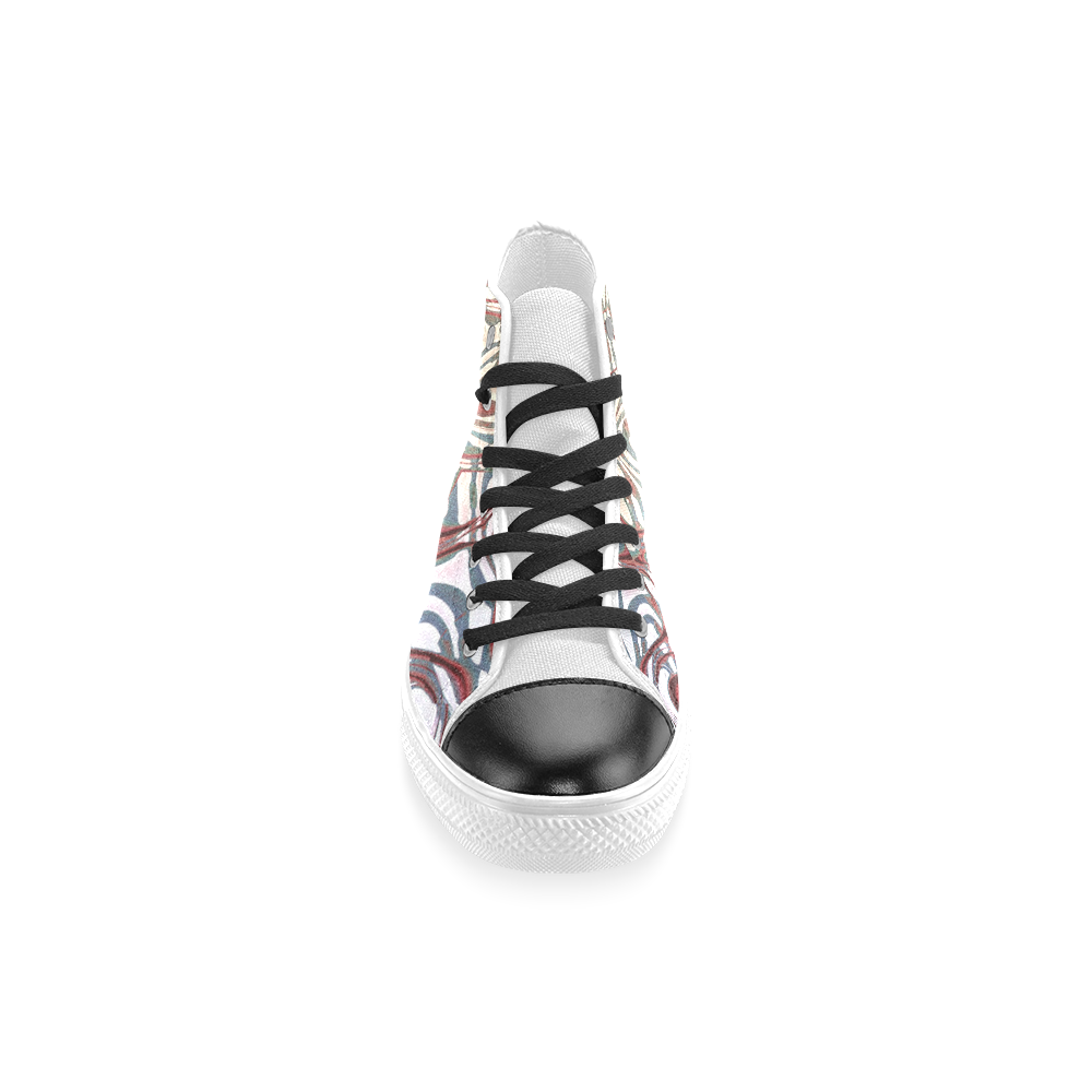 Blast-o-Blob #6 - Jera Nour Women's Classic High Top Canvas Shoes (Model 017)