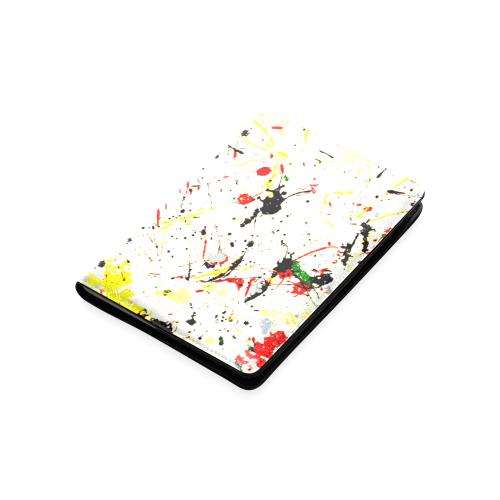 Yellow & Black Paint Splatter Custom NoteBook A5