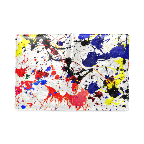 Blue & Red Paint Splatter Custom NoteBook B5