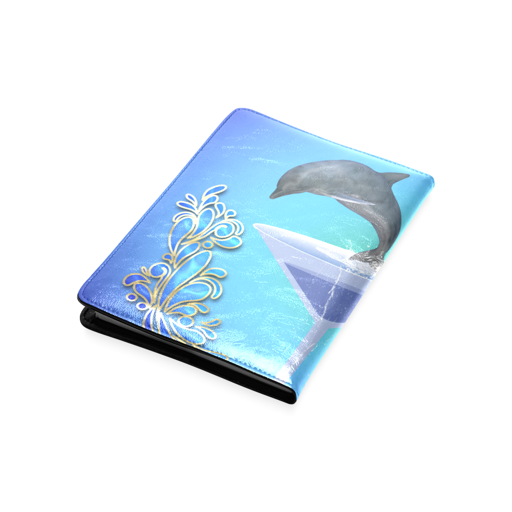 Cute dolphin Custom NoteBook A5