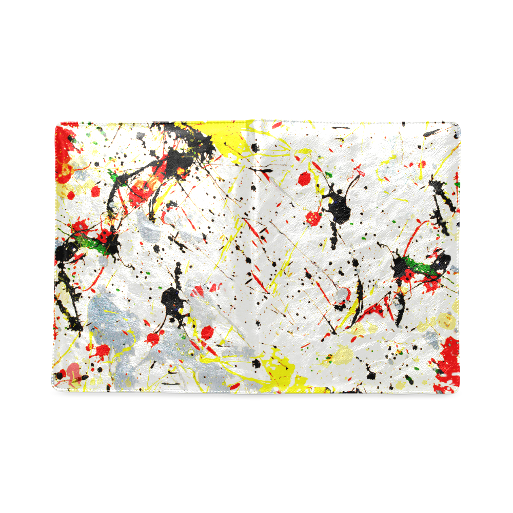 Yellow & Black Paint Splatter Custom NoteBook B5