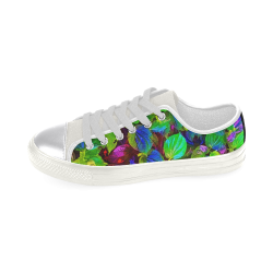 Foliage #7 - Jera Nour Women's Classic Canvas Shoes (Model 018)