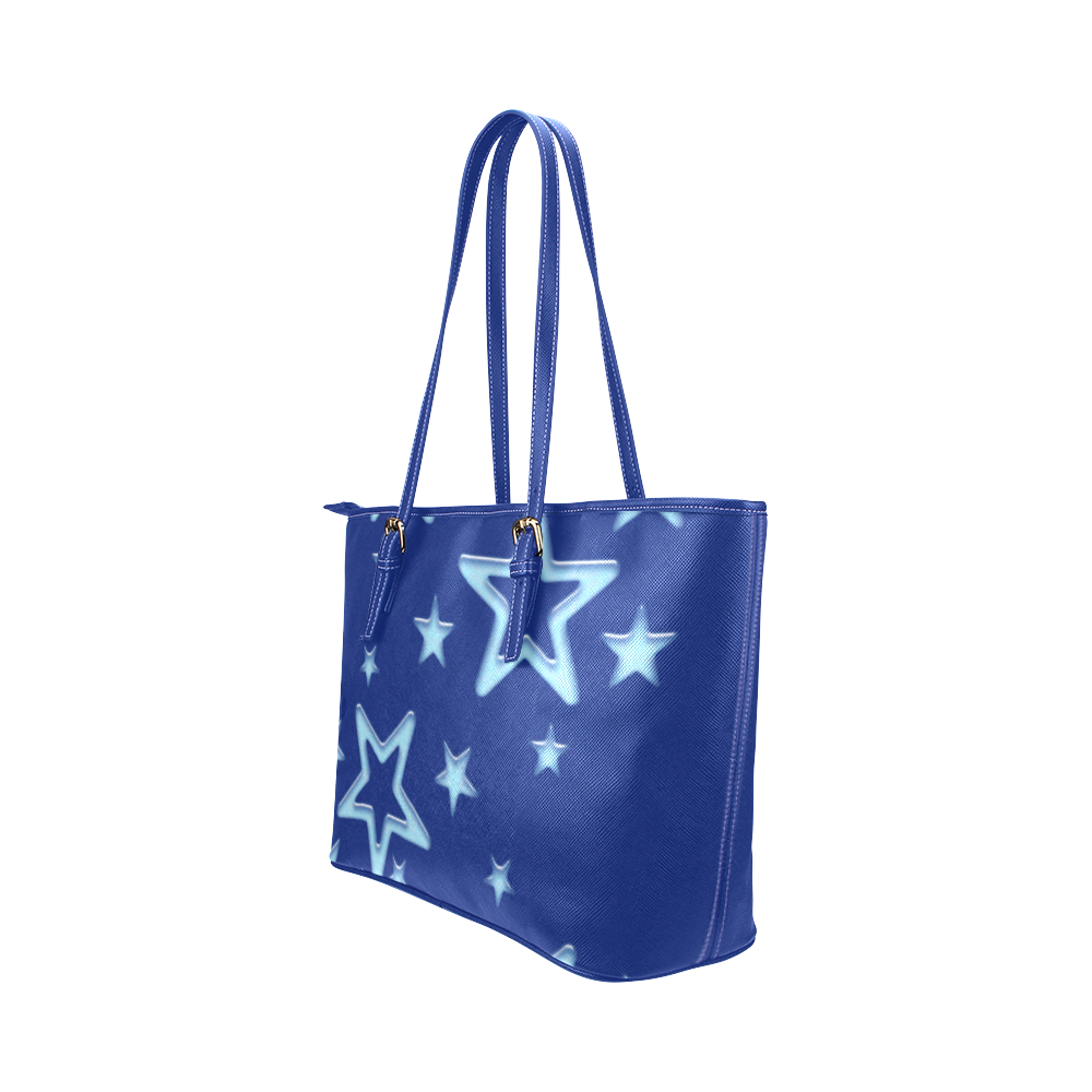 ANCHOR AND STAR Leather Tote Bag/Small (Model 1651)