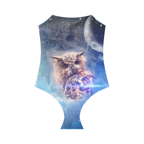 Owl in the universe Strap Swimsuit ( Model S05)