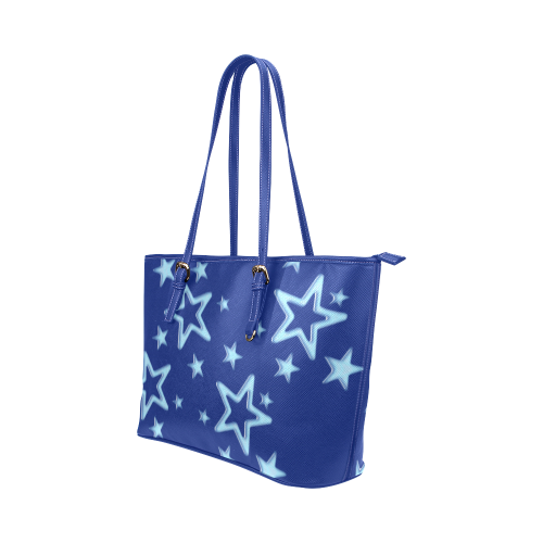 BLUE STAR Leather Tote Bag/Small (Model 1651)