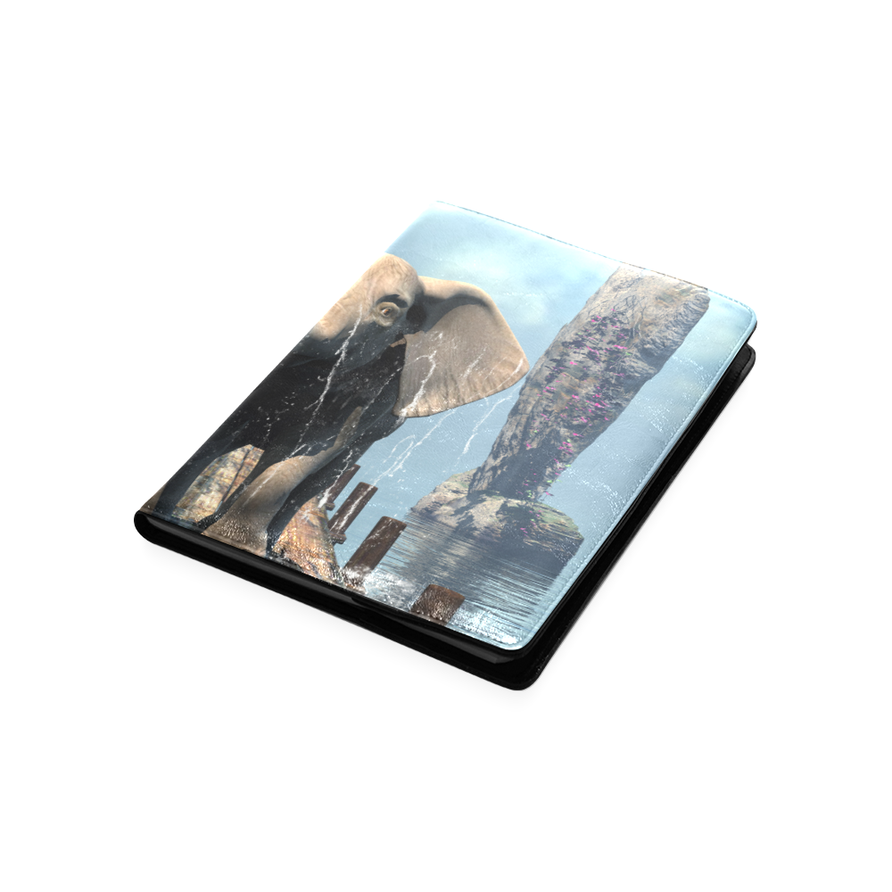 Elephant on a jetty Custom NoteBook B5