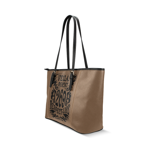 VEGAN ROCKT Leather Tote Bag/Small (Model 1640)