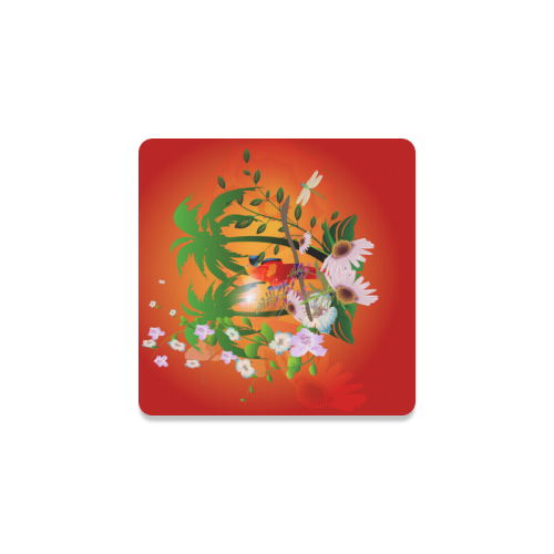 Tropical design Square Coaster