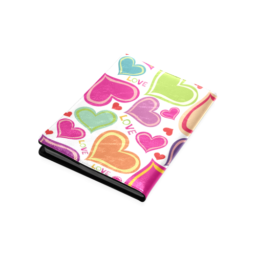 Hearts and Love Custom NoteBook B5