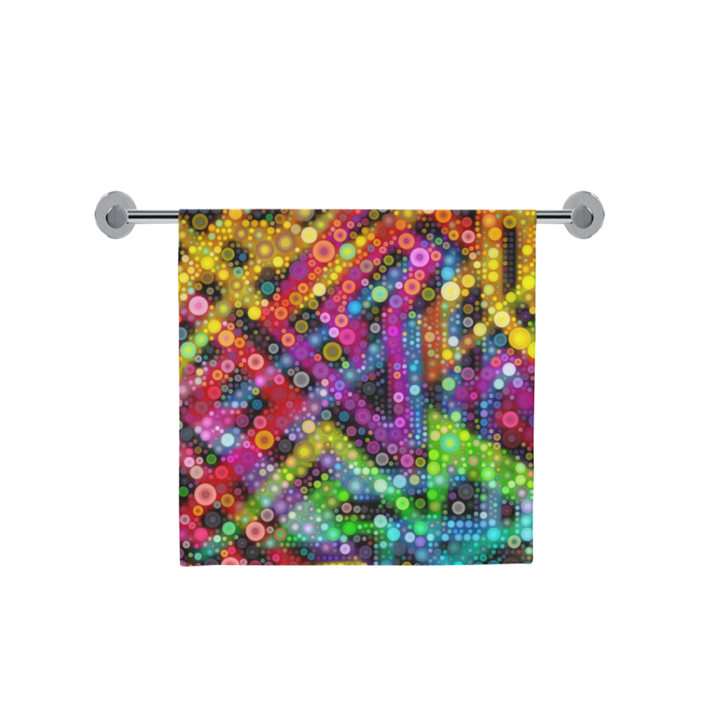 Color Play In Bubbles Bath Towel 30"x56"