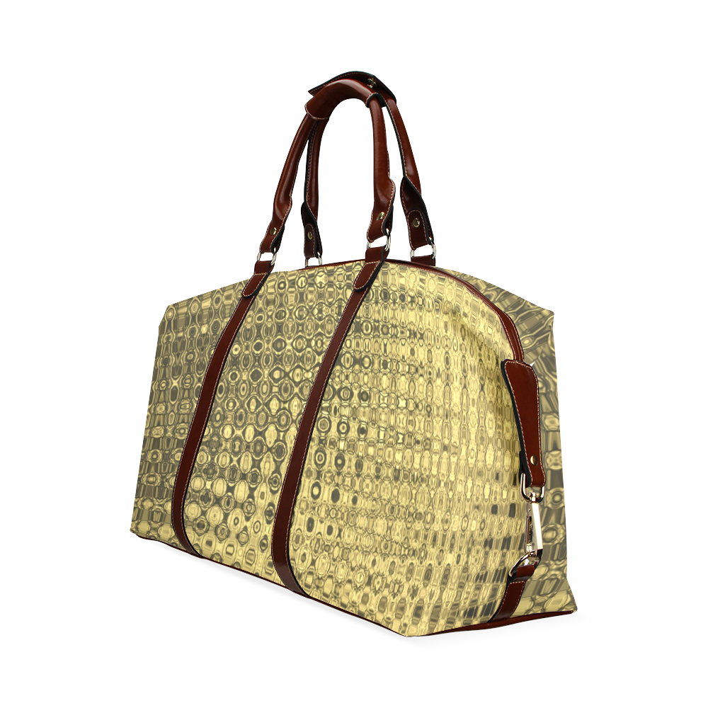 GOLD LUXURY TEXTURE Classic Travel Bag (Model 1643)