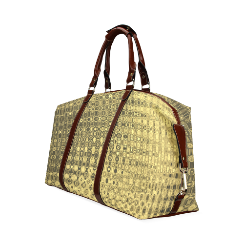 GOLD LUXURY TEXTURE Classic Travel Bag (Model 1643)