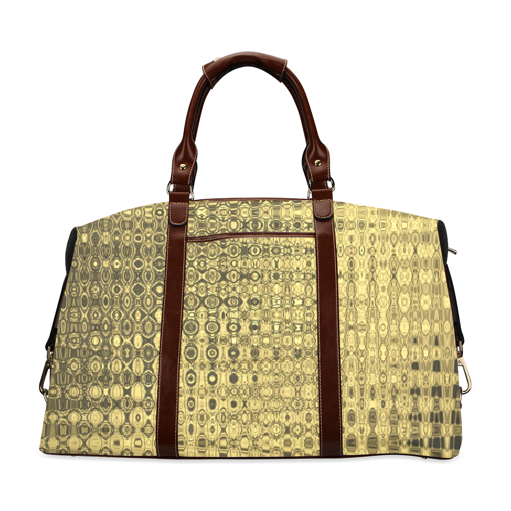 GOLD LUXURY TEXTURE Classic Travel Bag (Model 1643)