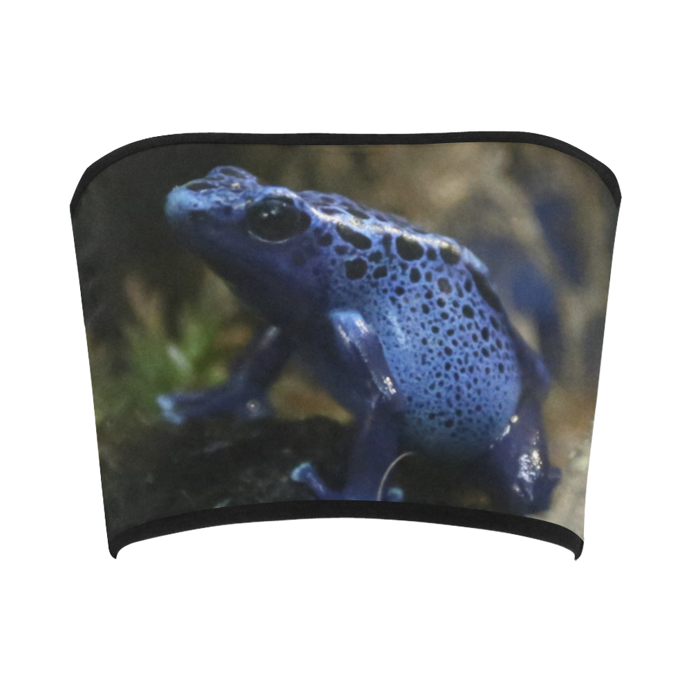 Blue Poison Arrow Frog Bandeau Top