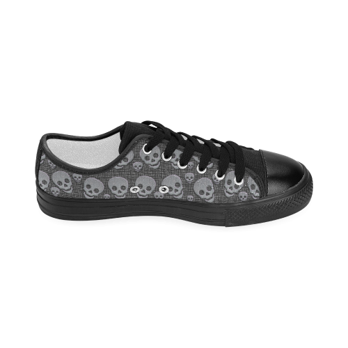 SKULLS EVOLUTION Women's Classic Canvas Shoes (Model 018)