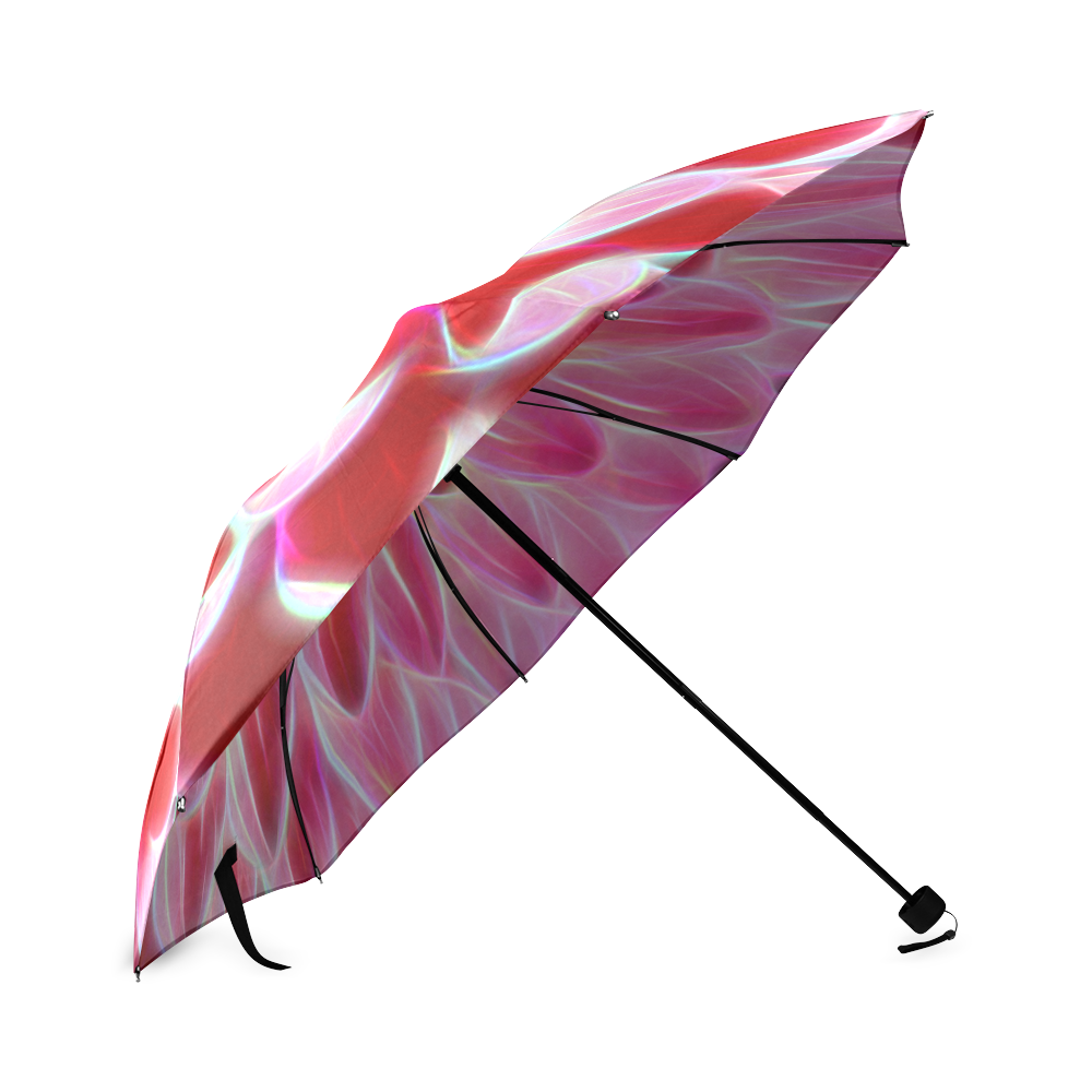 Pink Chrysanthemum Topaz Foldable Umbrella (Model U01)