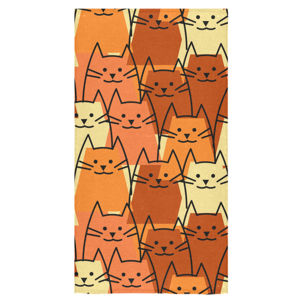 Cute Cats Bath Towel 30"x56"