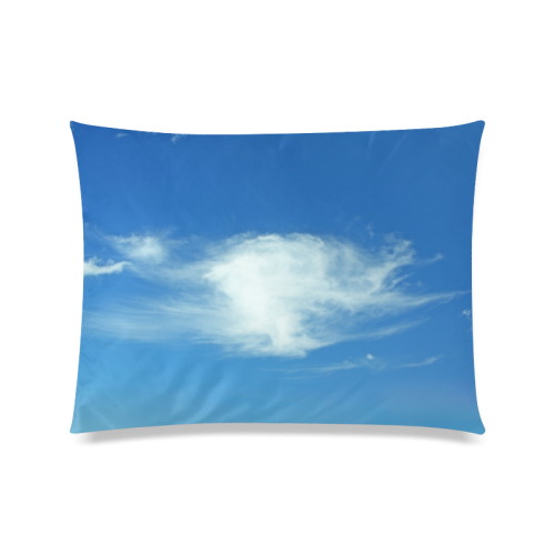Summer Clouds Custom Zippered Pillow Case 20"x26"(Twin Sides)
