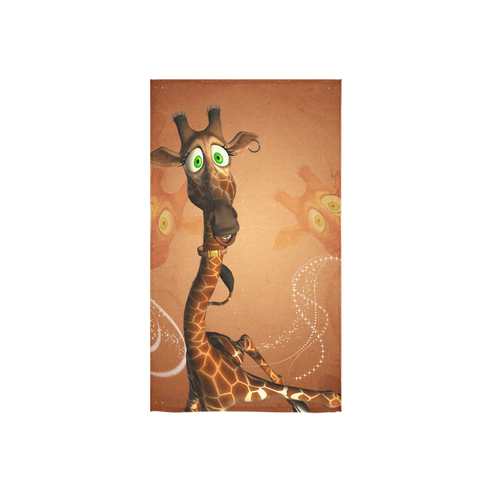 Funny giraffe Custom Towel 16"x28"